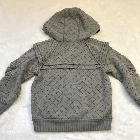 Genuine Kids From OshKosh Knight Pullover Hoodie Toddler Boys Size 3T Gray Knit - Picture 4 of 8